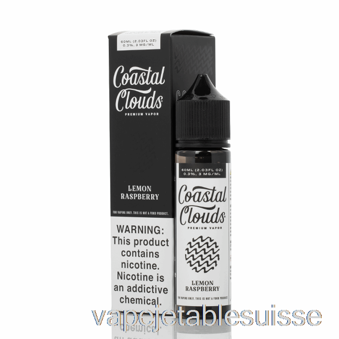 Vape Suisse Citron Framboise - Nuages ​​côtiers Co. - 60 Ml 3 Mg